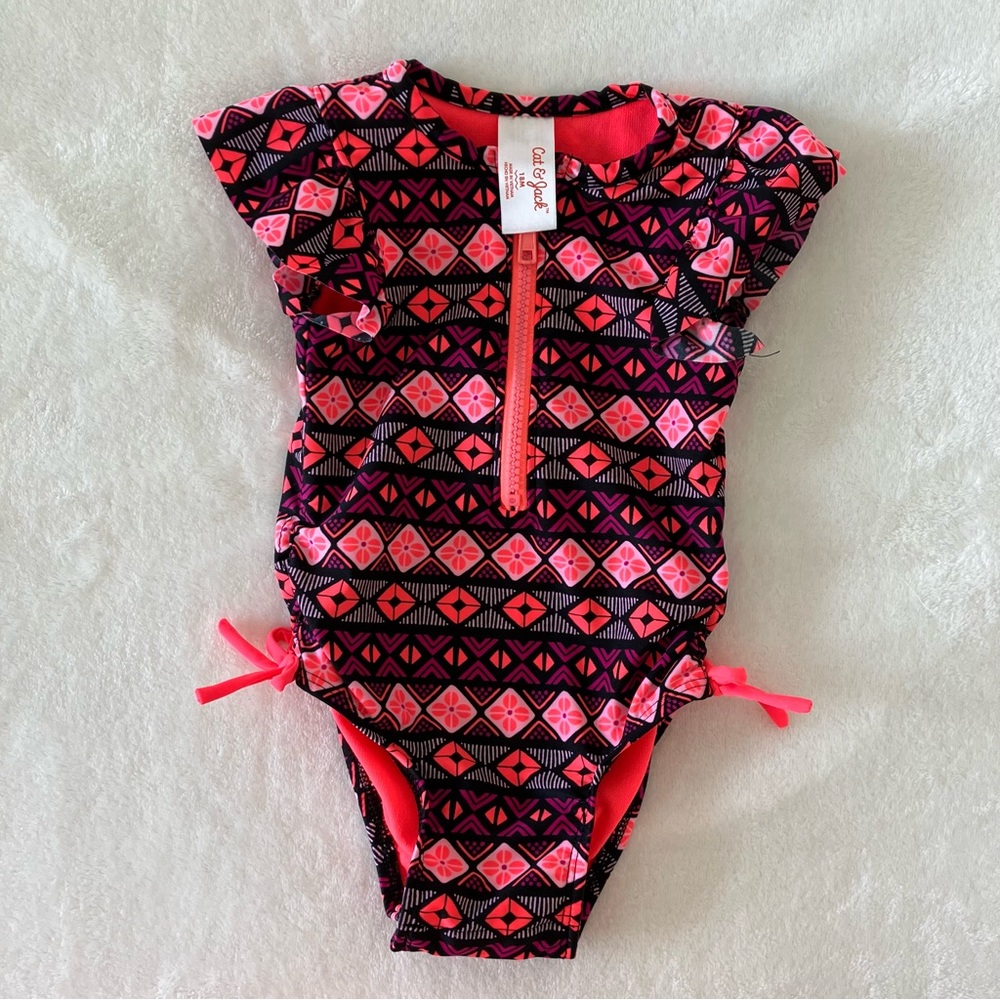 Cat and Jack Baby Toddler Swimsuit 18 months